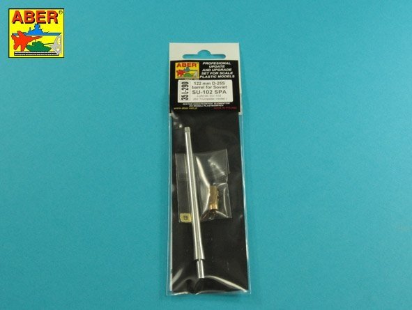 Aber 35L-290 Lufa 122mm D-25S do rosyjskiego działa SU-102 (Trumpeter) 1/35 – imagen 2