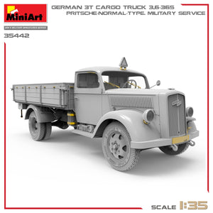 Miniart 35442 CAMION CARGO ALLEMAND 3T 3.6-36S. PRITSCHE-TYPE NORMAL. SERVICE MILITAIRE 1/35 – image 3