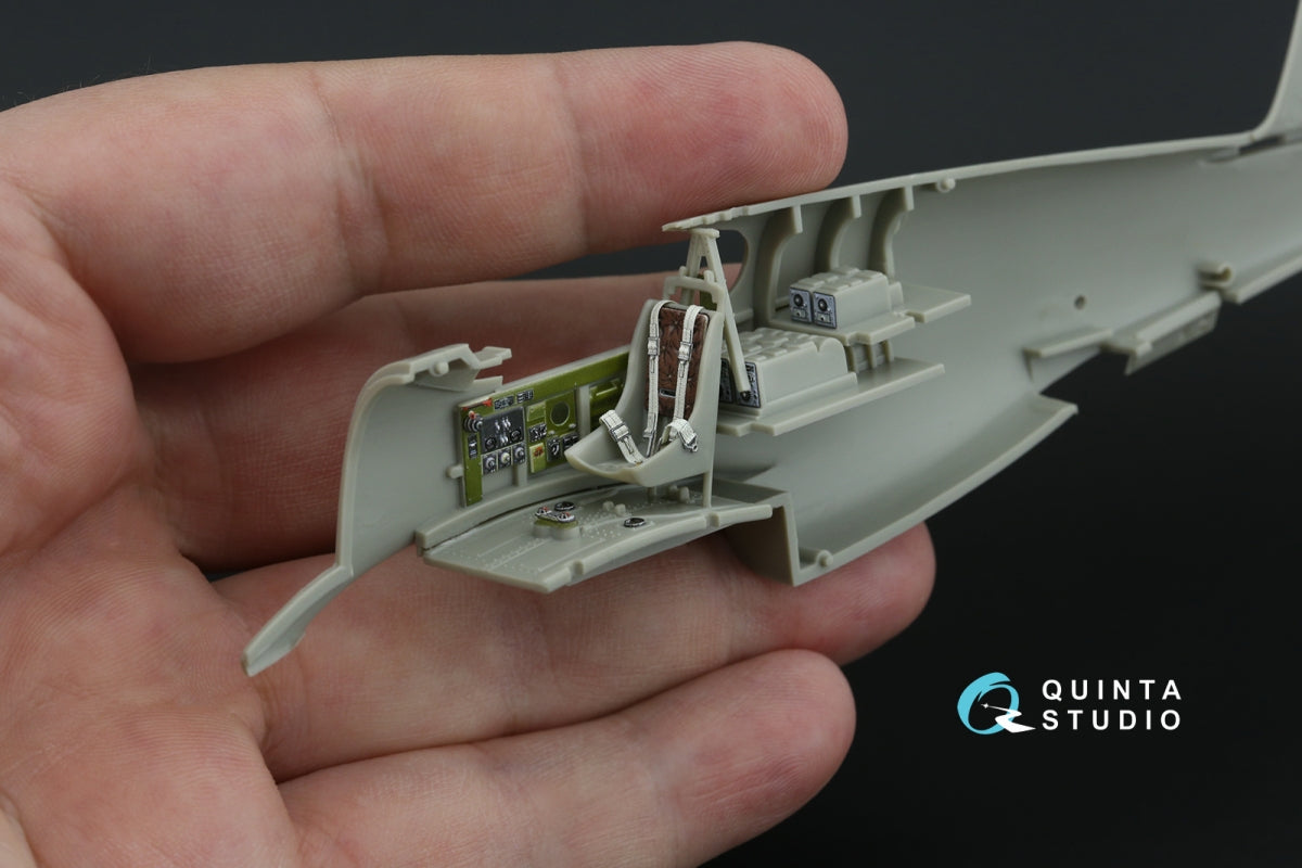 Quinta Studio QD48473 P-51A 3D-Printed coloured Interior on decal paper (Accurate Miniatures/Academy) 1/48 – zdjęcie 9