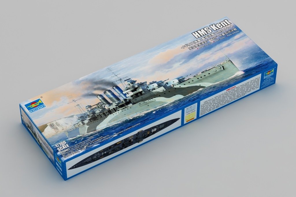 Trumpeter 06735 HMS Kent 1/700 – immagine 2