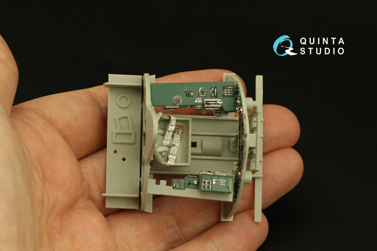 Quinta Studio QD32185 F4F-4 Wildcat 3D-Printed coloured Interior on decal paper (Trumpeter) 1/32 – imagen 10