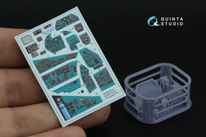 Quinta Studio QDS+48516 Mi-24P Hind-F 3D-Printed coloured Interior on decal paper (Trumpeter) (small version) (with 3D-printed resin parts) 1/48 – imagen 2