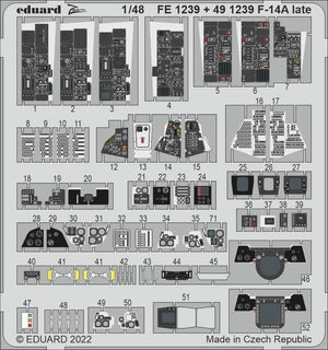 Eduard FE1239 F-14A late TAMIYA 1/48