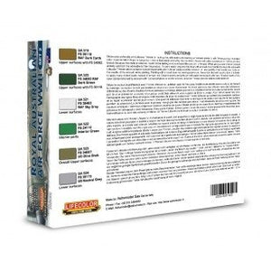 Lifecolor XS02 Acrylic color Set Australian Air Force Set 2 6x22ml – imagen 2