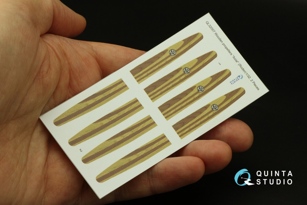 Quinta Studio QL32007 Wooden Propellers Axial (Roden) 1/32 – zdjęcie 2