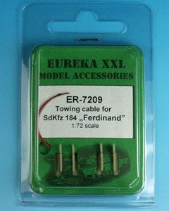 Câble de remorquage Eureka XXL ER-7209 pour Sd.Kfz. 184 Ferdinand 1/72 