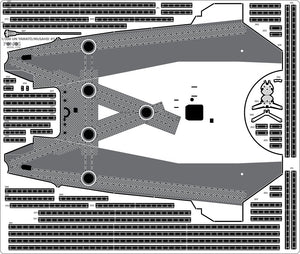 Pontos 37025FB IJN Musashi 1944 Detail up set Advanced Coal Black deck 1/350 – Bild 15
