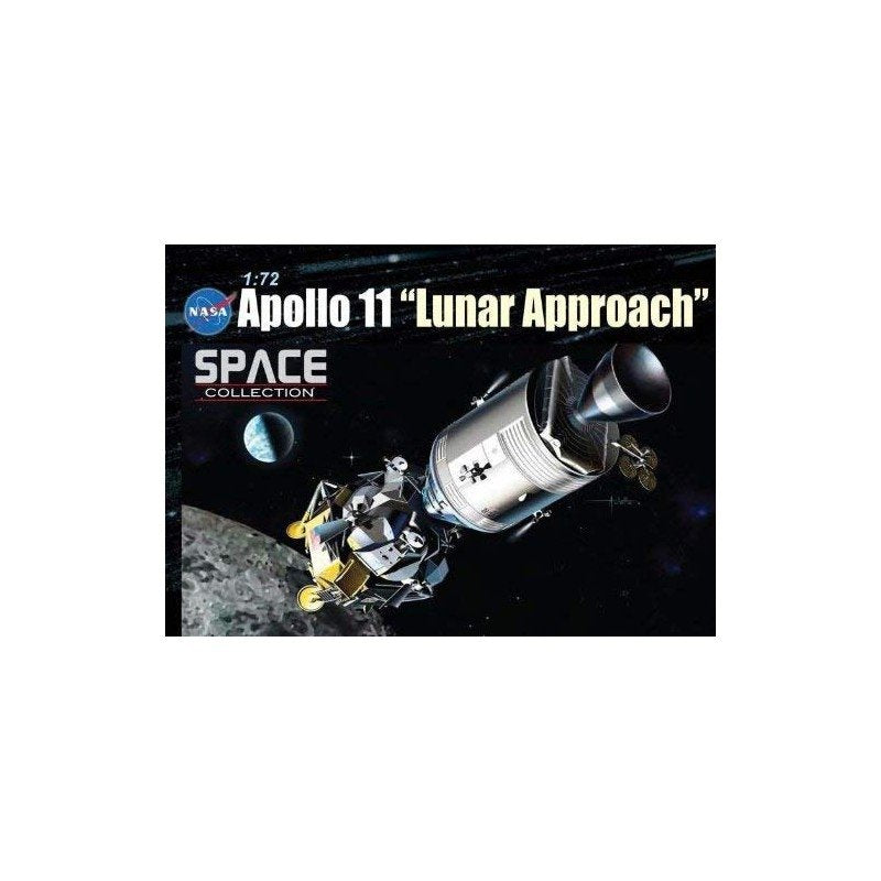 Dragon 11009 APOLLO 11 "LUNAR APPROACH" CSM "COLUMBIA" + LM "EAGLE" 1/48