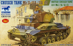 Bronco CB35150 British Cruiser Tank Mk. II, IIA IIA CS 1/35