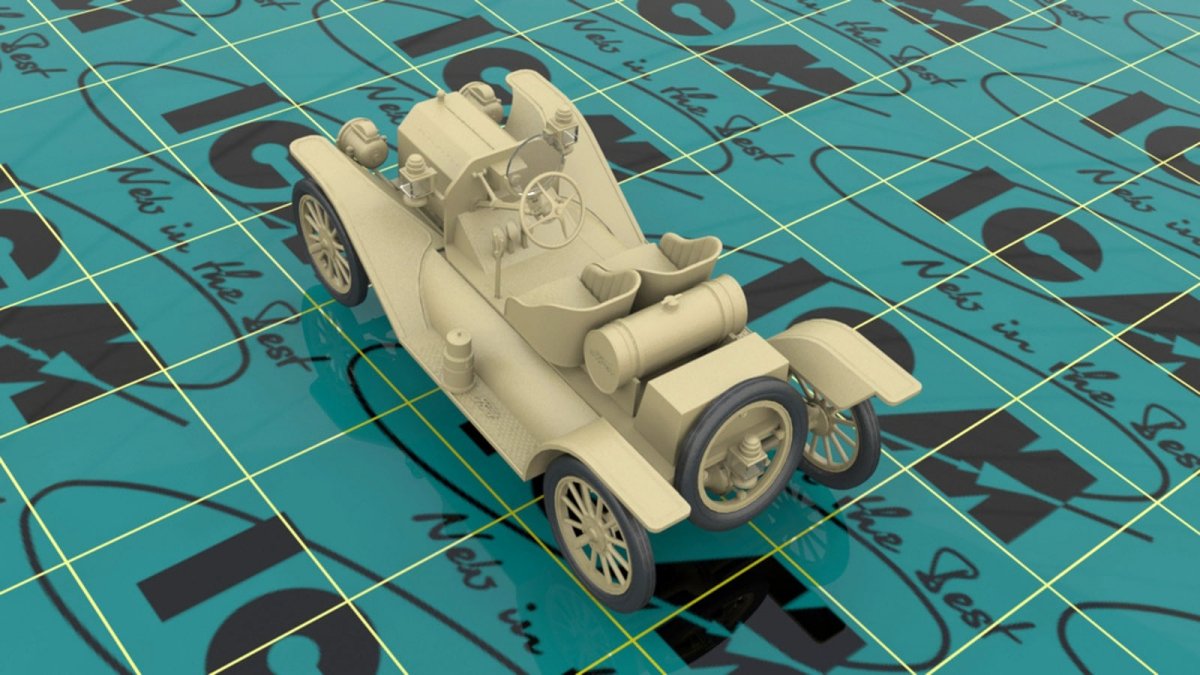 ICM 24026 Model T 1913 Speedster with American Sport Car Drivers 1/24 – imagen 4