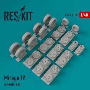 RESKIT RS48-0150 Jeu de roues Mirage IV 1/48