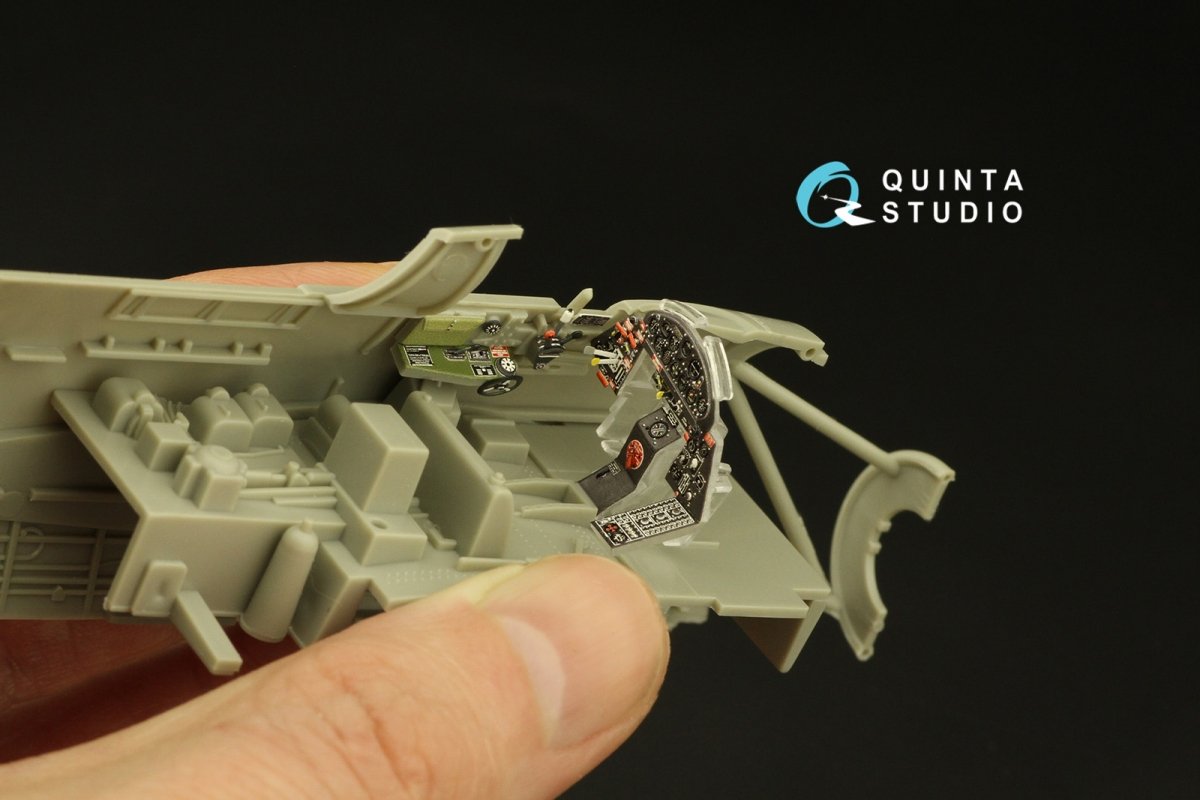Quinta Studio QD48359 TBF-1 Avenger 3D-Printed &amp;amp; coloured Interior on decal paper (Academy) 1/48 – imagen 10