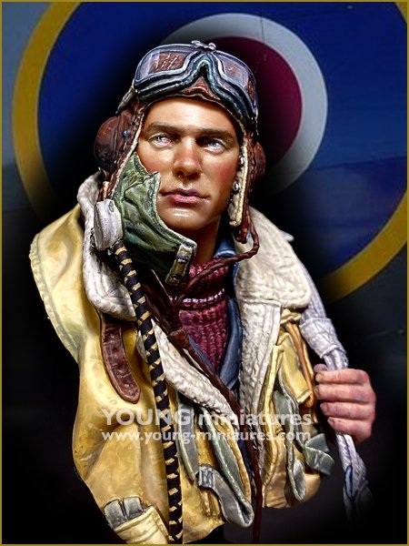 Young Miniatures YM1891 Battle of Britain RAF Pilot WWII 1/10 – immagine 2
