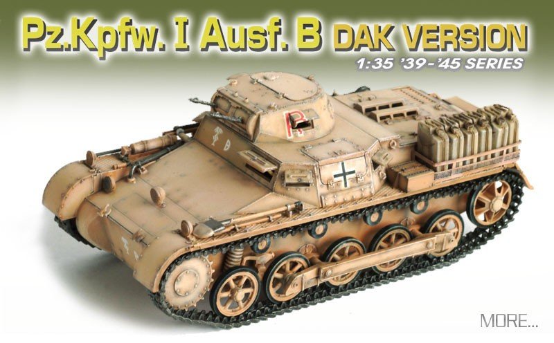 Dragon 6207 Pzkpfw. I Ausf. B, DAK Version 1/35 – immagine 4