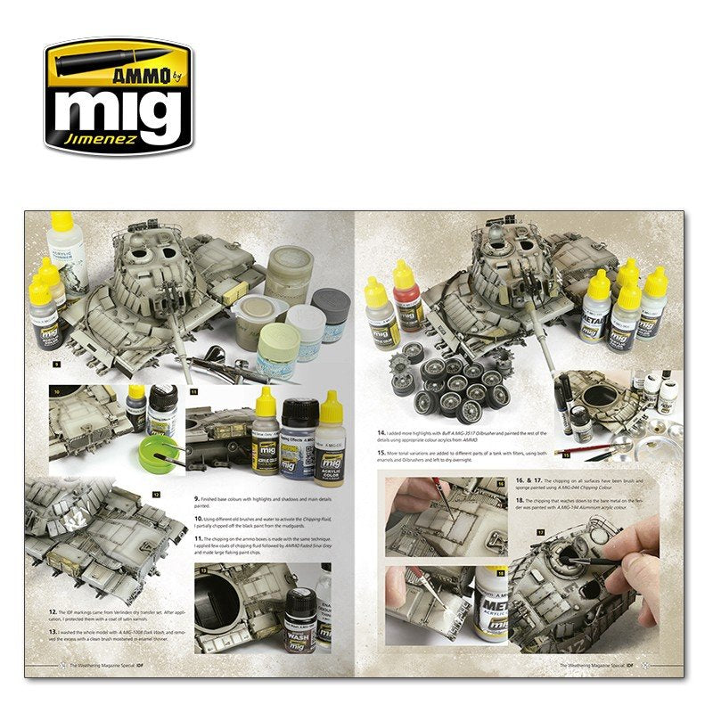 Ammo of Mig Jimenez 6128 TWMS - HOW TO PAINT IDF TANKS - WEATHERING GUIDE (English) – zdjęcie 8