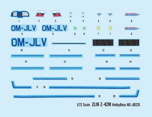 Hobby Boss 80231 ZLIN Z-42M 1/72 – imagen 2