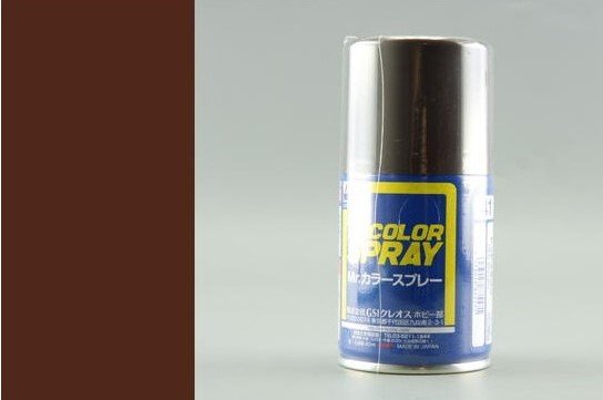 Mr.Hobby S-041 Rouge Brun - Spray (plat)