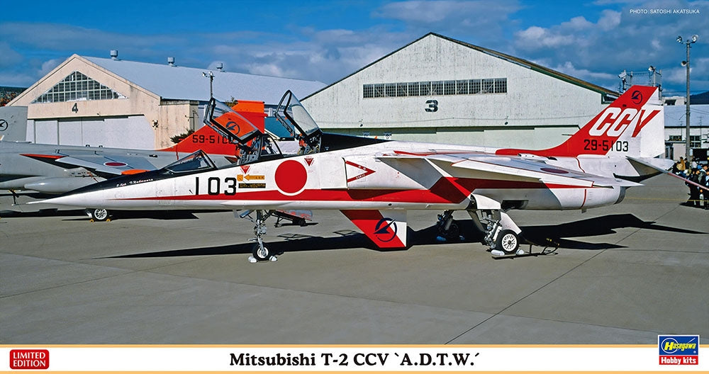 Hasegawa 07530 Mitsubishi T-2 CCV "A.D.T.W." Limited Edition 1/48