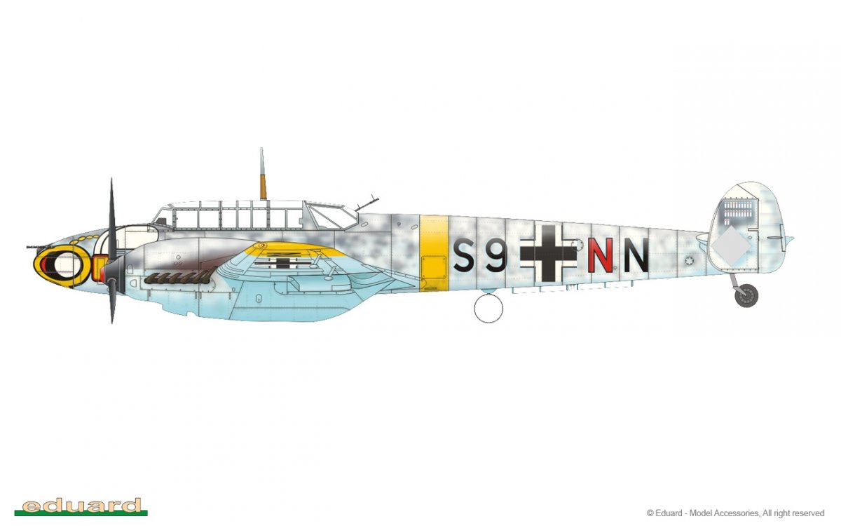 Eduard 7083 Bf 110E 1/72 – imagen 13