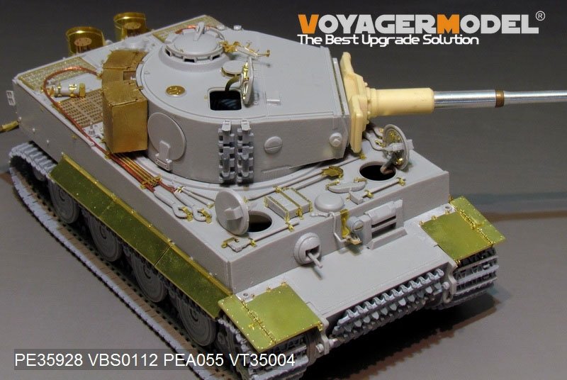 Maquette Voyager PE35928 Char Tiger I allemand de la Seconde Guerre mondiale, production tardive, pour TRUMPETER 09540, échelle 1/35 – image 19