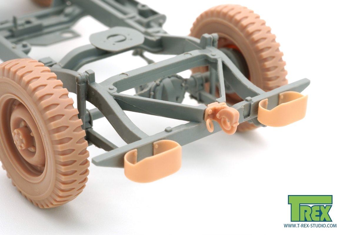 T-Rex Studio TR35054 Willys MB Rear Panel w/Tow Hook Set for TAKOM 1/35 – imagen 4
