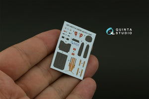 Quinta Studio QD+48480 Su-17M4/Su-22M4 3D-Printed &amp;amp; coloured Interior on decal paper (Hobby Boss) (with 3D-printed resin parts) 1/48 – imagen 5