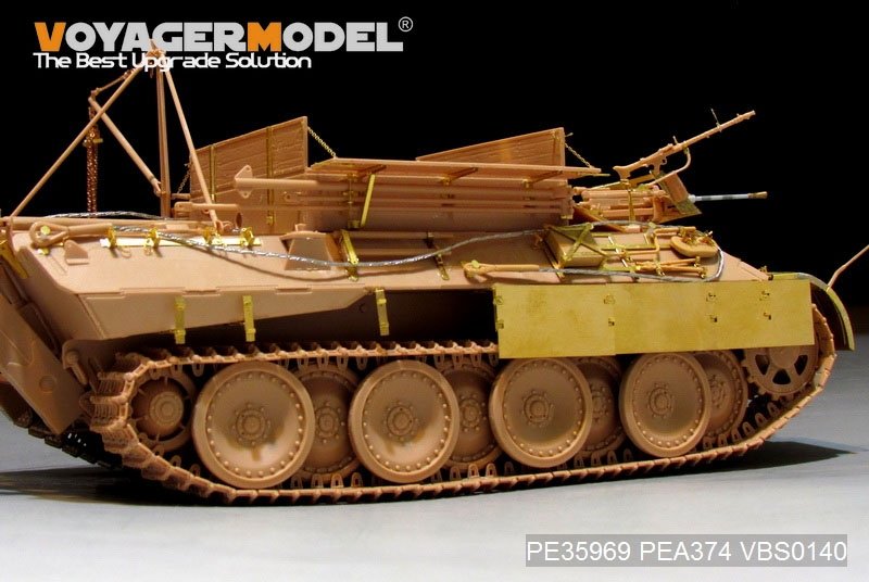 Voyager Model PE35969 WWII German Bergepanther Ausf.A (Early type,Panther A tool holders) Basic For MENG SS-015 1/35 – imagen 14