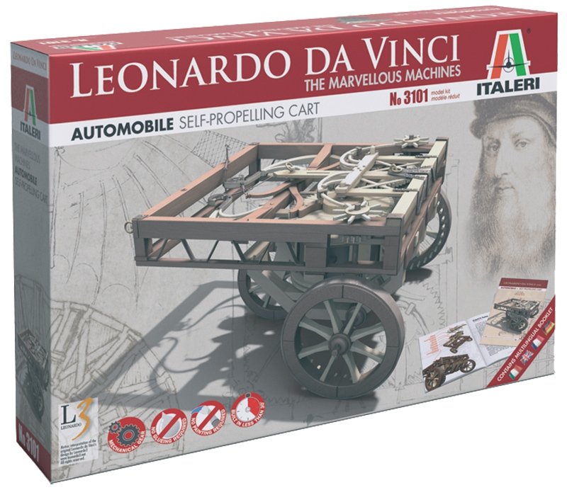 Italeri 3101 Léonard de Vinci, merveilleuse machine - Char automoteur