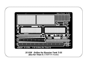 Aber 35G28 Grilles for Russian tank T-55 also Tiran 5 1/35 – Bild 10
