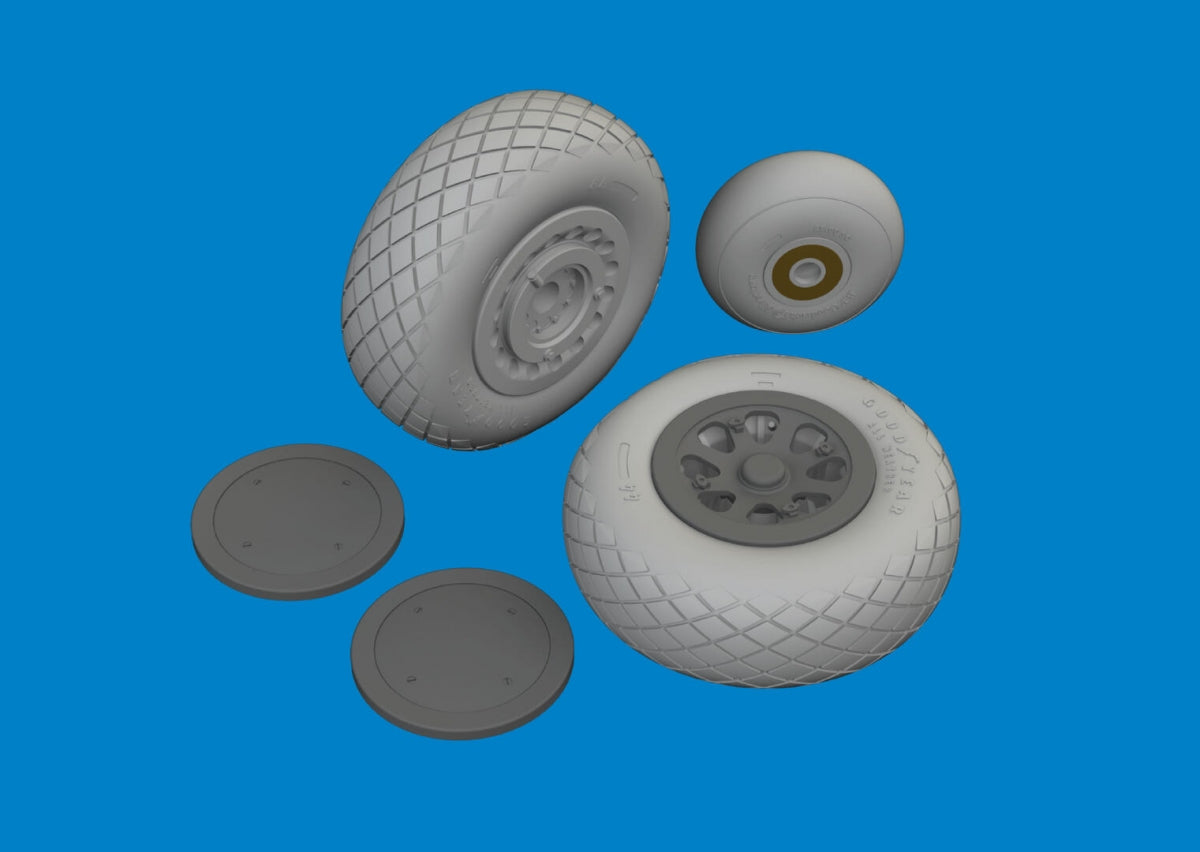 Eduard 6481127 DB-7B Boston III wheels HONG KONG MODELS 1/48