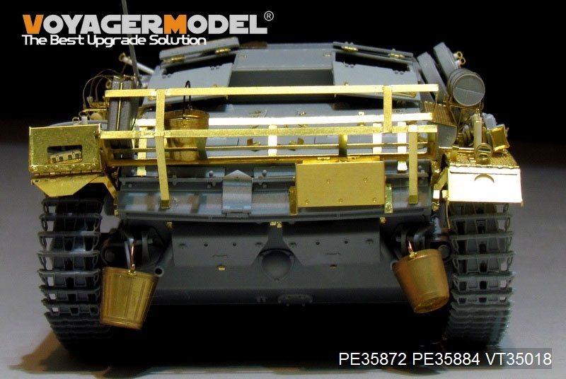 Maquette Voyager PE35872 StuG.III Ausf.C/D allemand de la Seconde Guerre mondiale, troupes africaines, modèle de base pour DRAGON au 1/35 – image 4
