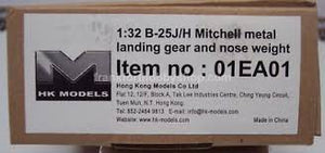 HK Models 01EA01 B-25H/J Mitchell Landing Gear &amp;amp; Weight (for HK Models B-25) 1/32 – imagen 2