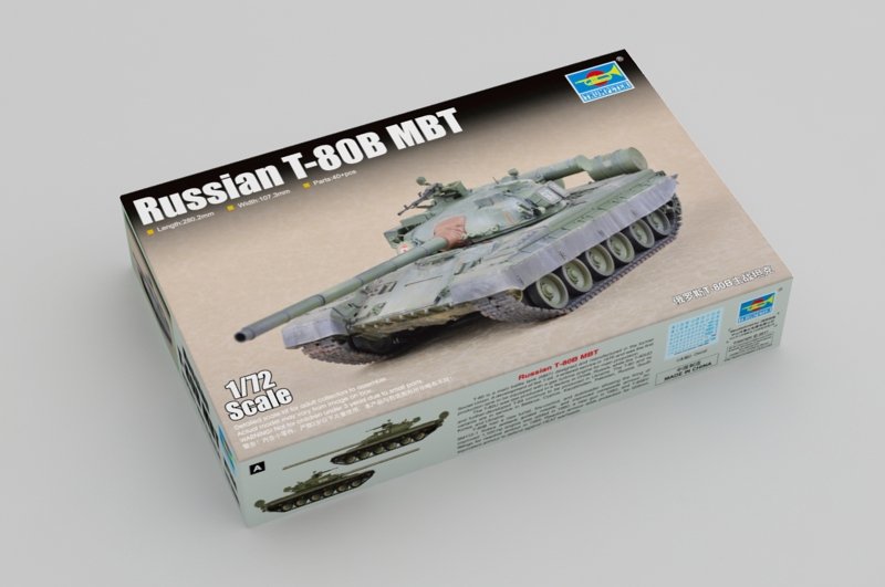 Trumpeter 07144 Russian T-80B MBT 1/72 – zdjęcie 2