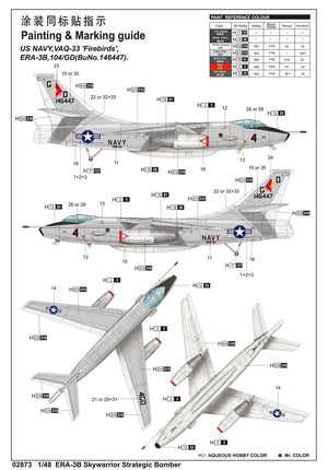 Trumpeter 02873 ERA-3B Skywarrior Strategic Bomber – Bild 3