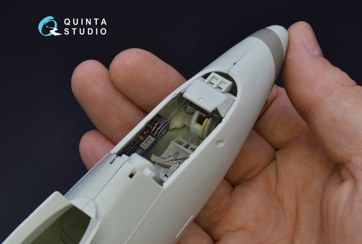Quinta Studio QD32075 He 162 3D-Printed &amp;amp; coloured Interior on decal paper (for Revell kit) 1/32 – zdjęcie 6