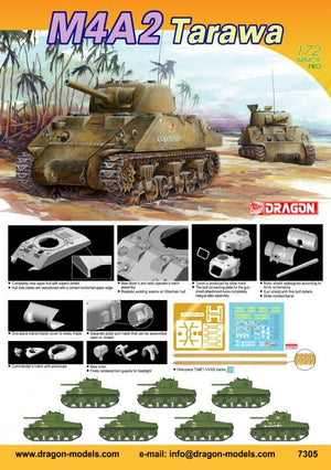 Dragon 7305 M4A2 Tarawa 1/72 – image 2