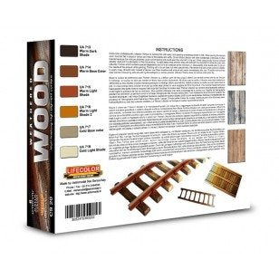 Lifecolor CS20 Acrylic paint set Wood 6x22ml – Bild 2