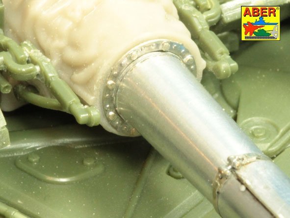 Aber 35L-145 125mm 2A46M-5 Barrel for Russian Tank T-90 T-90A 1/35 – imagen 12