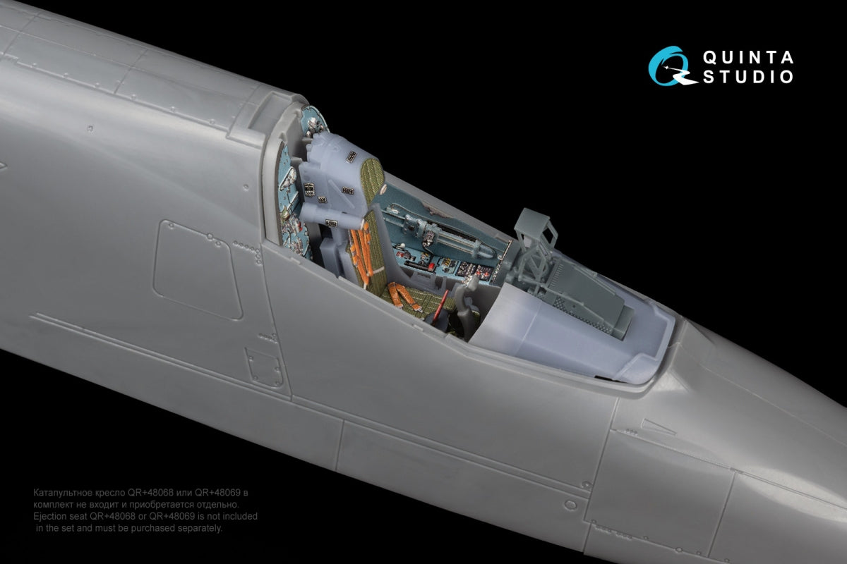 Quinta Studio QD+48438 Su-25SM/SM3 3D-Printed coloured Interior on decal paper (Zvezda/Quinta Models/Arma Models) 1/48 – imagen 11