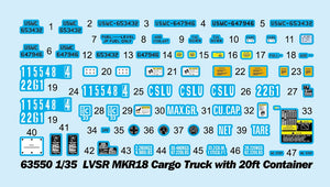 Camion cargo I Love Kit 63550 LVSR MKR18 avec conteneur de 20 pieds, échelle 1/35 – image 6