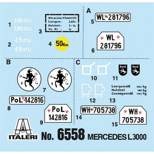 Italeri 6558 MERCEDES BENZ L3000 S 1/35 – Bild 5