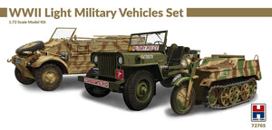 Hobby 2000 72705 WWII Light Military Vehicles Set – Academy + CARTOGRAF1/72