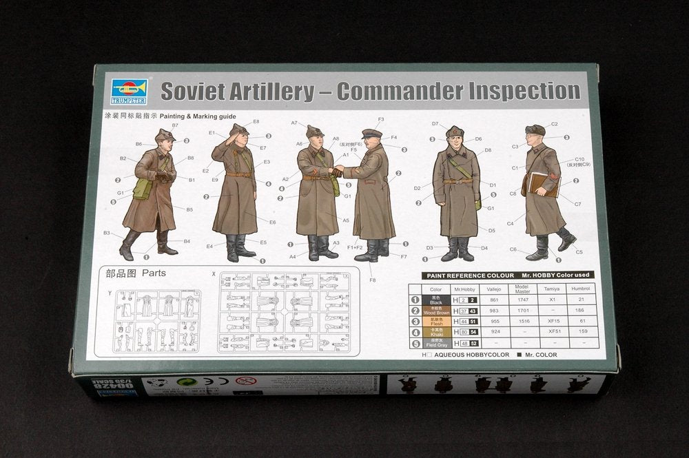 Trumpeter 00428 Soviet Artillery - Commander Inspection 1/35 – imagen 4