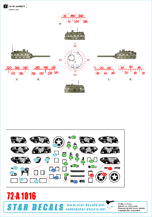 Star Decals 72-A1016 RMASG Sherman. Royal Marines Support tanks in Narmandie 1/72 – imagen 2