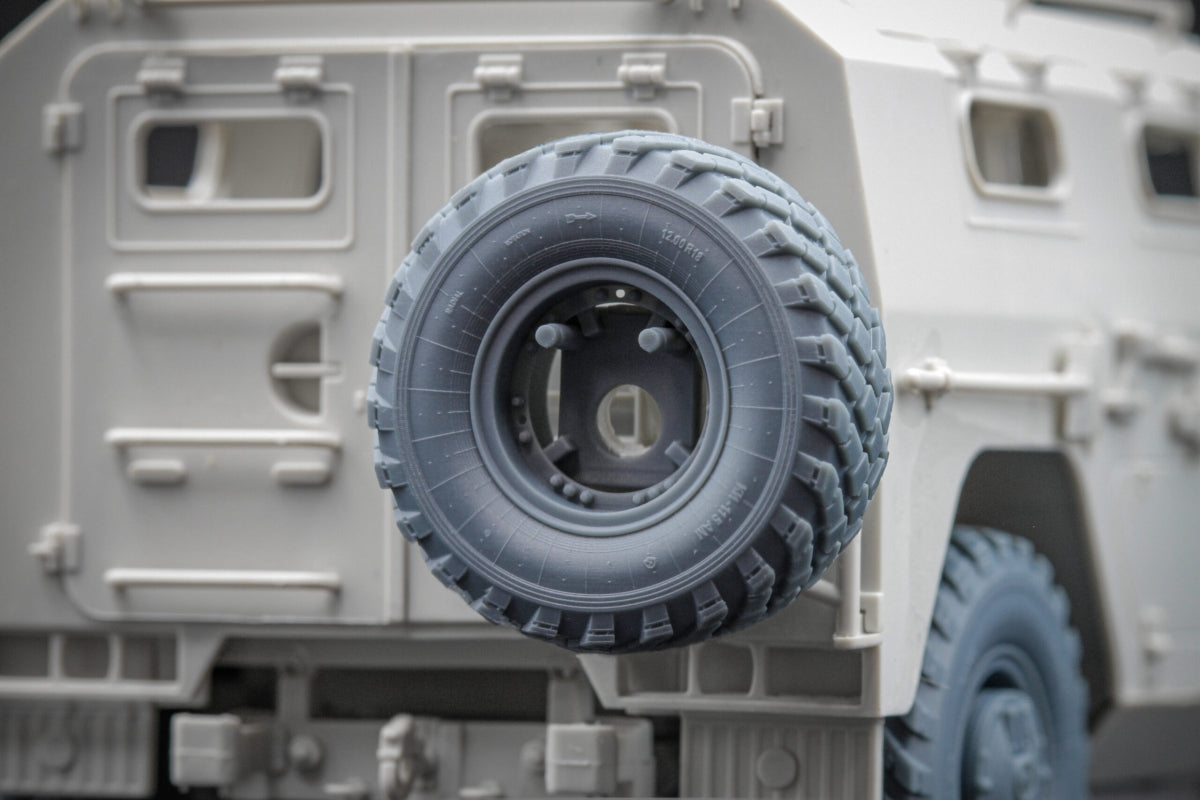ScaleX WM 35015 GAZ Tiger V1 Ordinary wheel set (for Meng) 1/35