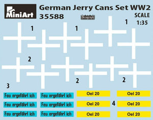 MiniArt 35588 Ensemble de jerricans allemands Seconde Guerre mondiale 1/35 – image 6
