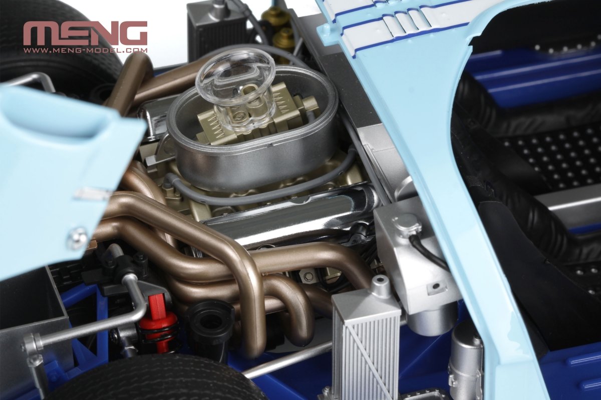Meng Model RS-001 Ford GT40 Mk.II ’66 (Pre-colored Edition) kit 1/12 – imagen 2