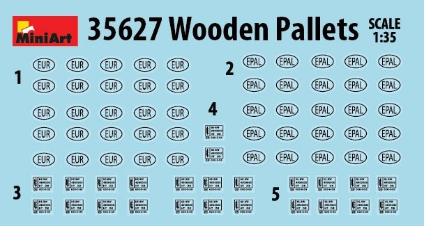 MiniArt 35627 WOODEN PALLETS 1/35 – imagen 3