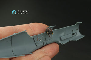 Quinta Studio QD48420 Bf 109K-4 3D-Printed &amp;amp; coloured Interior on decal paper (Eduard) 1/48 – immagine 8
