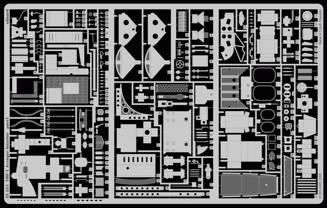 Eduard 32524 TBF-1 interior 1/32 TRUMPETER – immagine 3